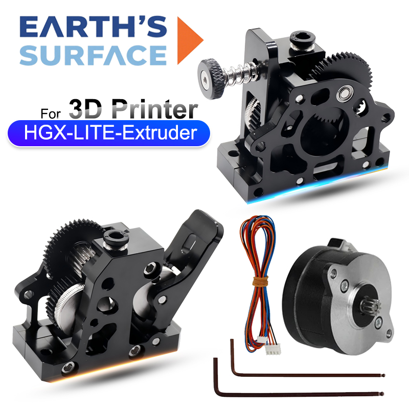 Direct Drive Dual Gear Extruder High Speed - Extrusora de Redução de Aço Duro