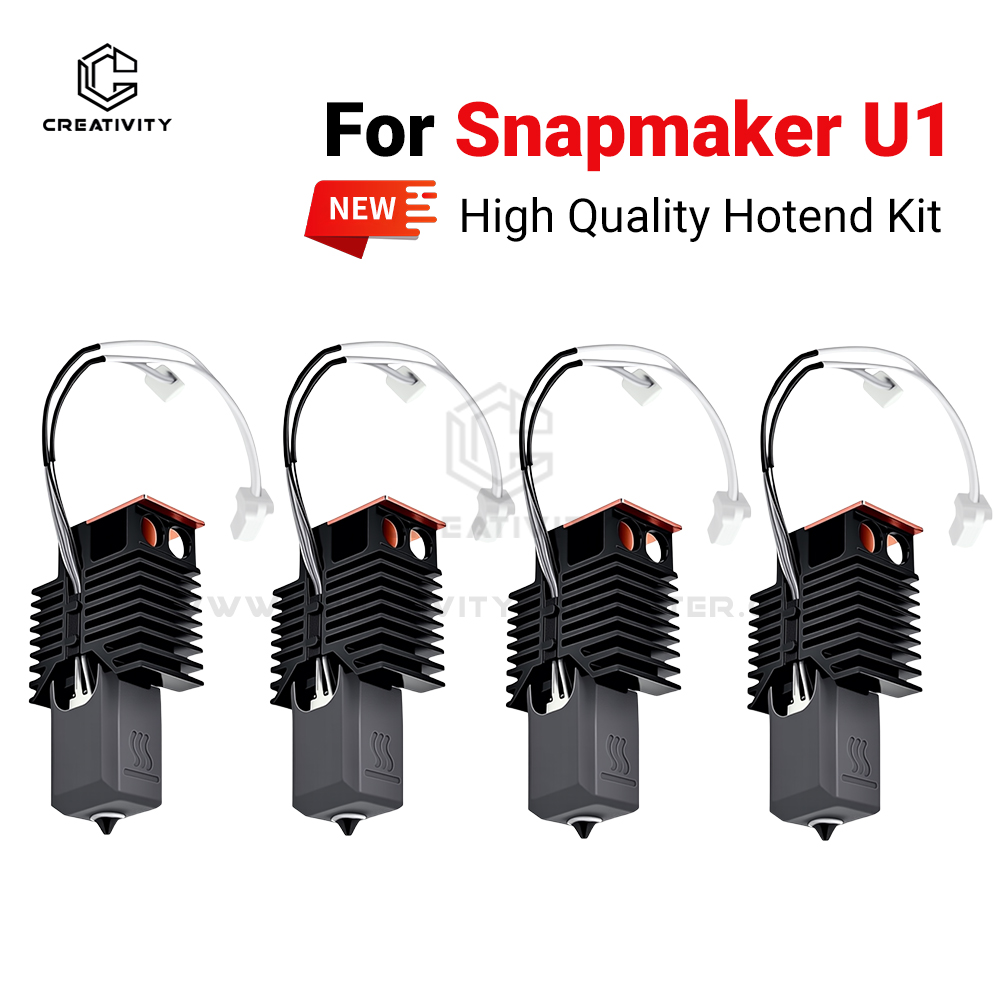 High Flow Ceramic Hotend - Hotend Completo Montado para Snapmaker U1,