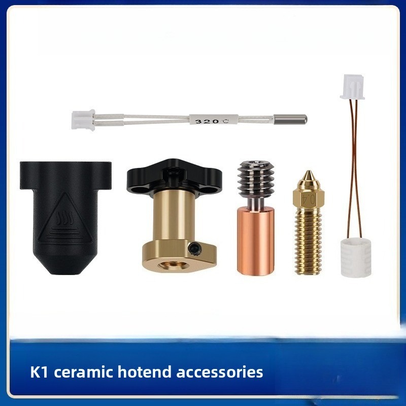 High Flow Ceramic Hotend - Acessórios Criativos para Impressão 3D K1/max,