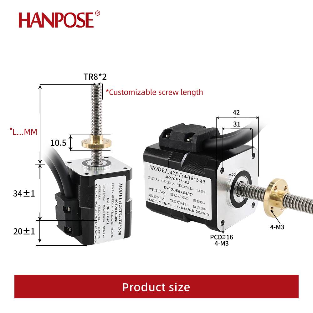 Nema17 motor de parafuso de ci - Closed Loop Stepper Motor Nema 17 avaliação e preço