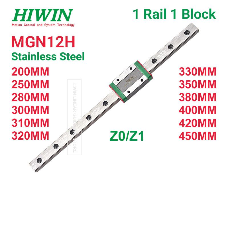 HIWIN MGN12H Z1 Z0 HIWIN MGN12 - Linear Rail Mgn12H Set avaliação e preço