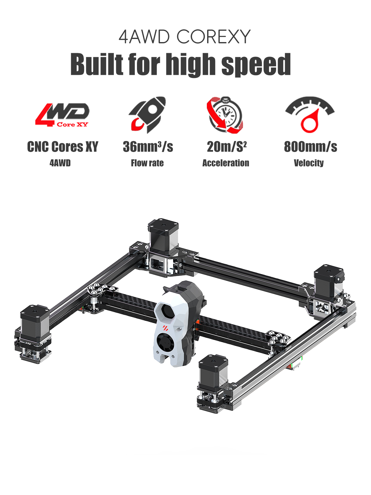 SIBOOR Voron Trident [junho] I - Corexy 3D Printer Kit avaliação e preço
