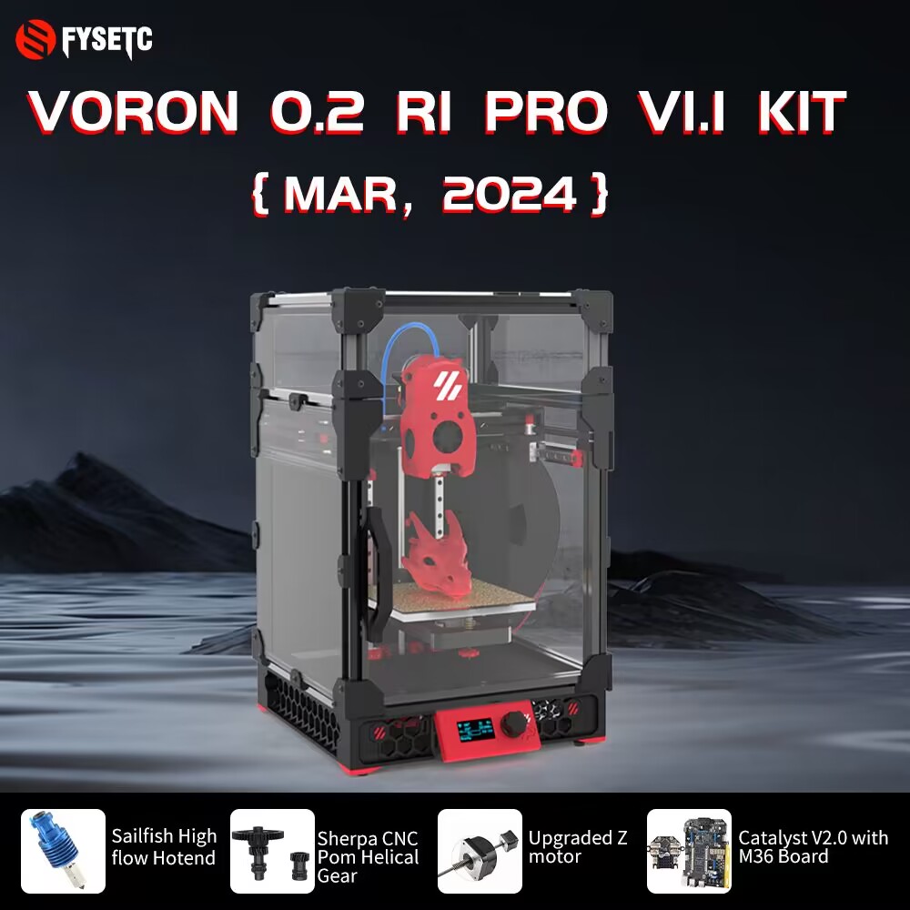 2025FYSETC Alta Precisão Voron - Corexy 3D Printer Kit avaliação e preço