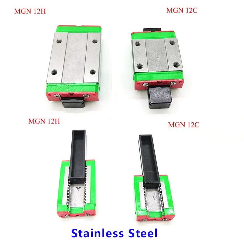 Guia linear de 12mm, trilho mg - Linear Rail Mgn12H Set avaliação e preço