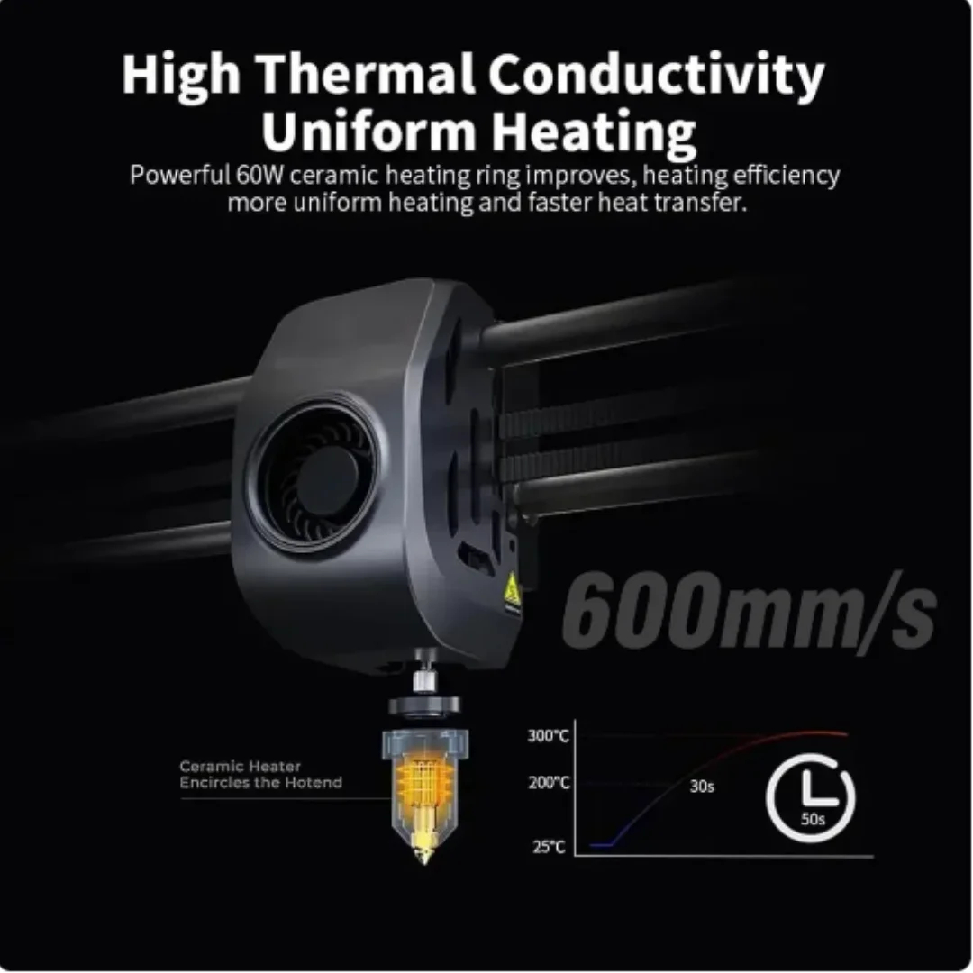 Para Creality K1 / K1 Max Hote - High Flow Ceramic Hotend avaliação e preço