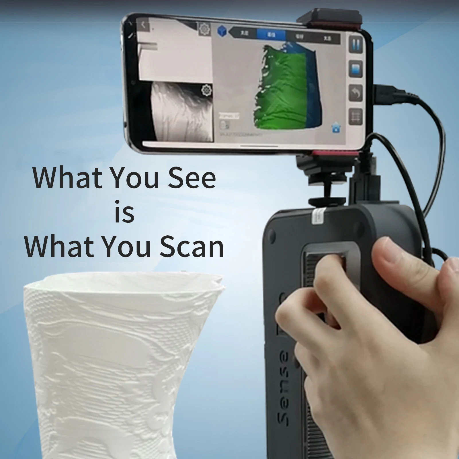 Scanner 3D Portátil de Alta Pr - Handheld 3D Scanner High Precision avaliação e preço