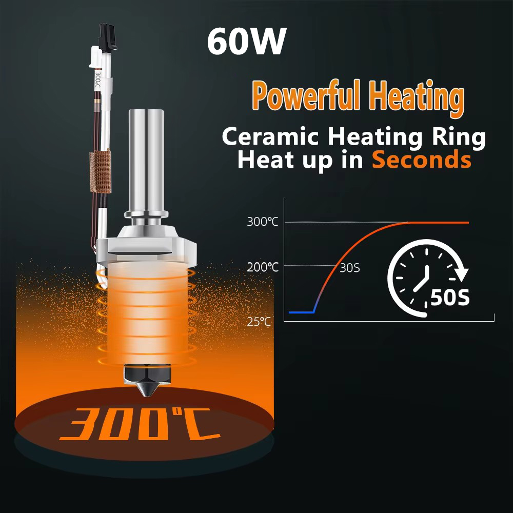 5Aplus Ceramic Kobra 2 Hotend  - High Flow Ceramic Hotend avaliação e preço